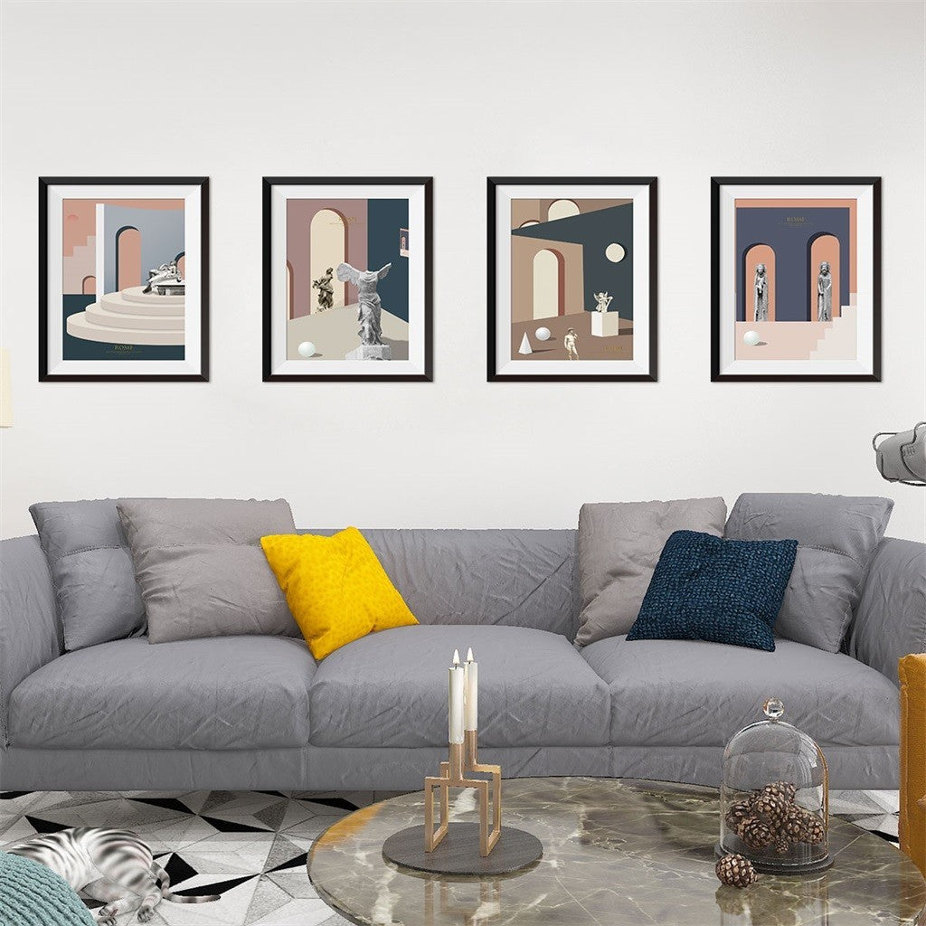 Sculpture Wall Stickers